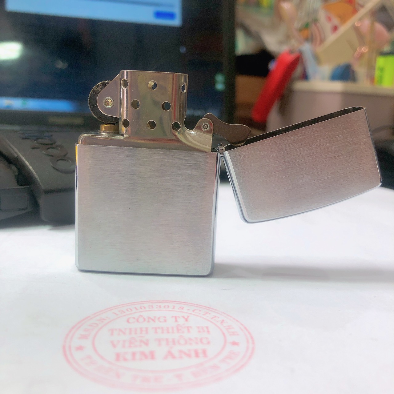 Bật lửa, hộp quẹt Zippo Mỹ, khắc ăn mòn chủ đề U.S.NAYY, Hàng chính hãng