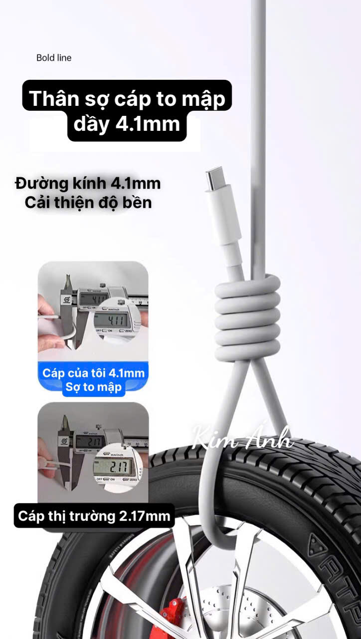 Dây sạc siêu nhanh LI-TOP LX78 120W, chân Type C, dây mịn mập, lõi 260 sợ đồng, được dùng thử 30 ngày, hàng chính hãng