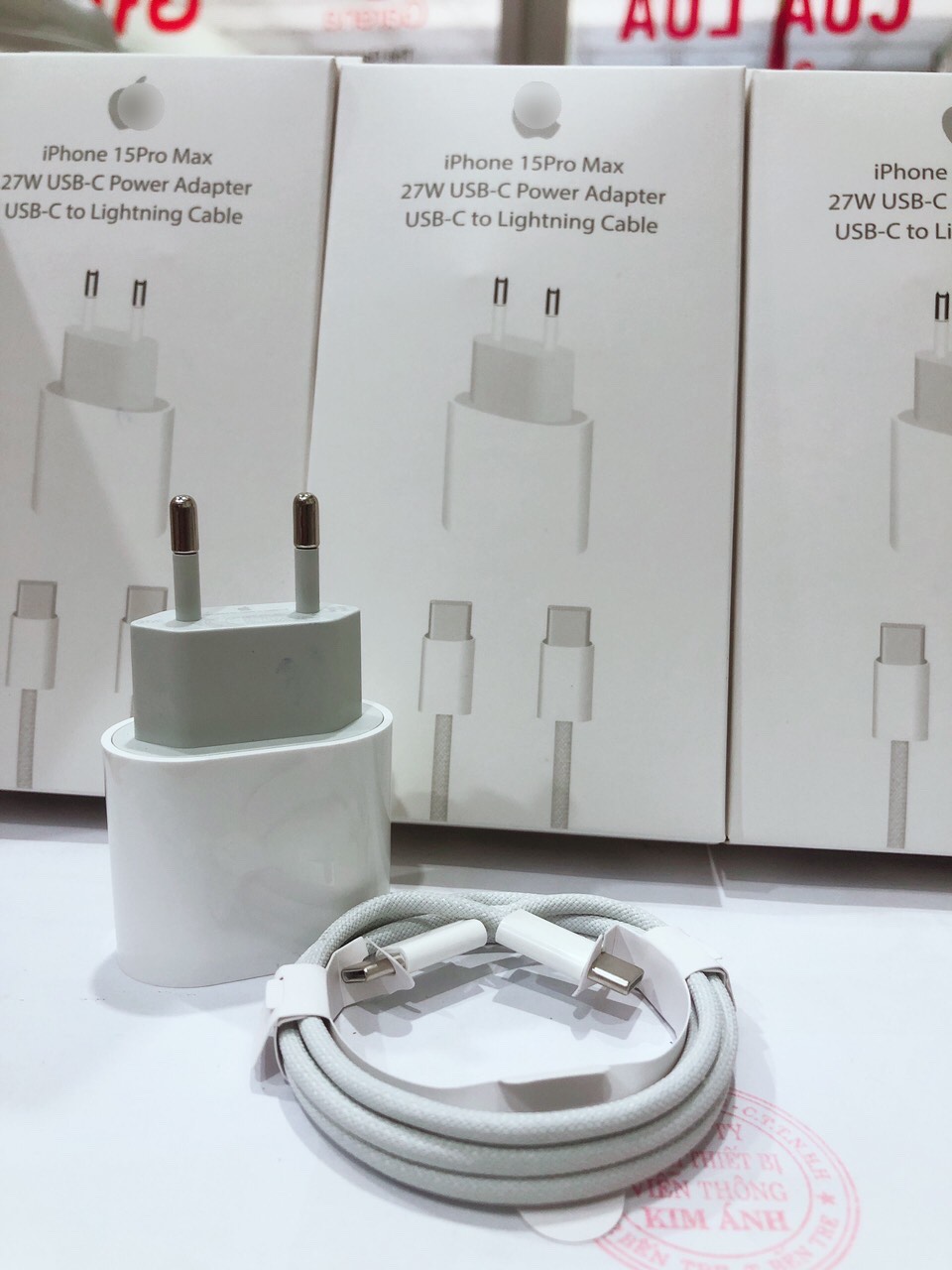 Bộ sạc nhanh PD 27W chân cắm C to C dây dù rất bền, Hàng cao cấp sạc rất nhanh vào pin