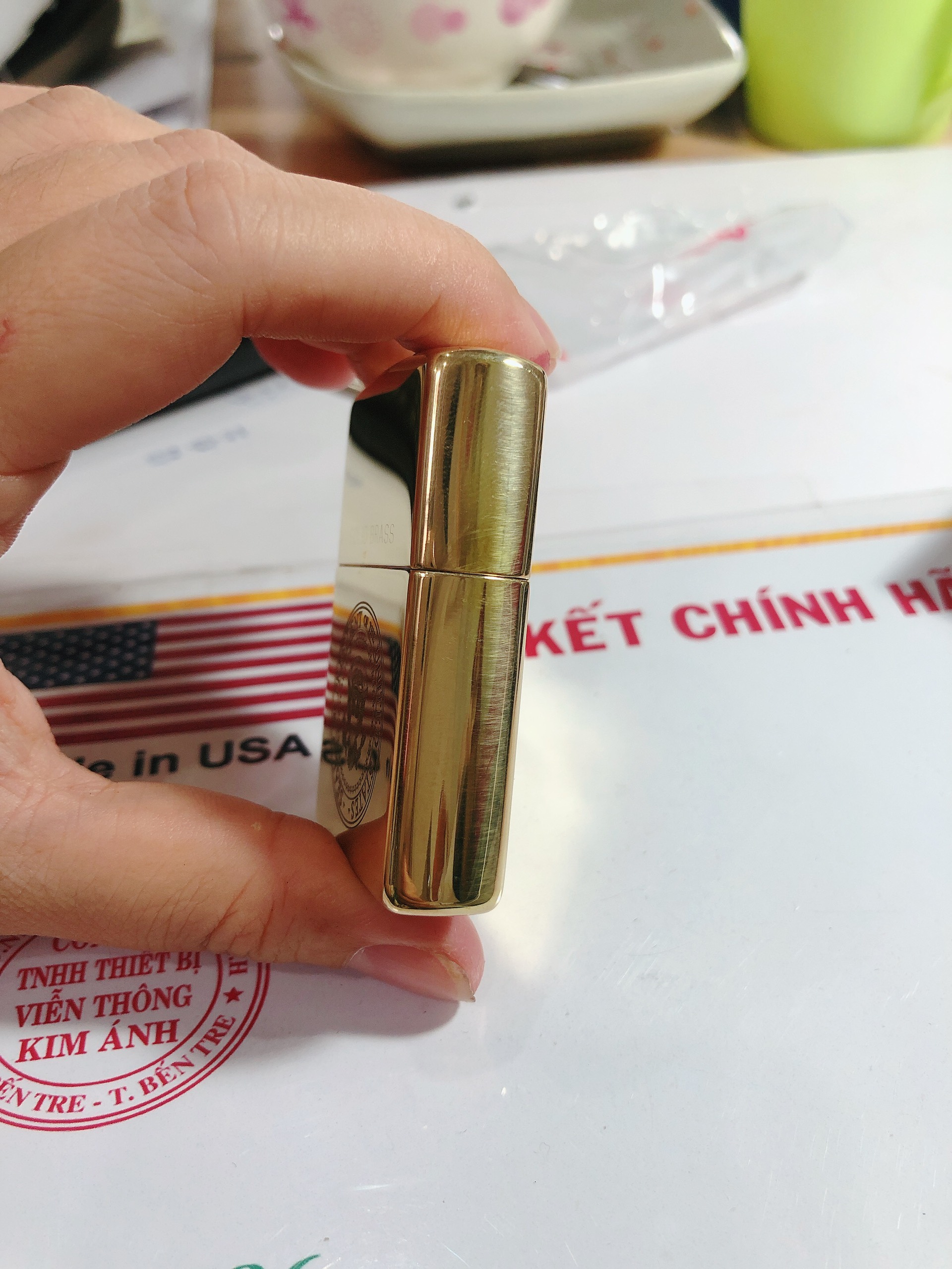 Bật lửa Zippo Mỹ Solid Brass, khắc ăn mòn chủ đề Quân Sự, Hàng chính hãng