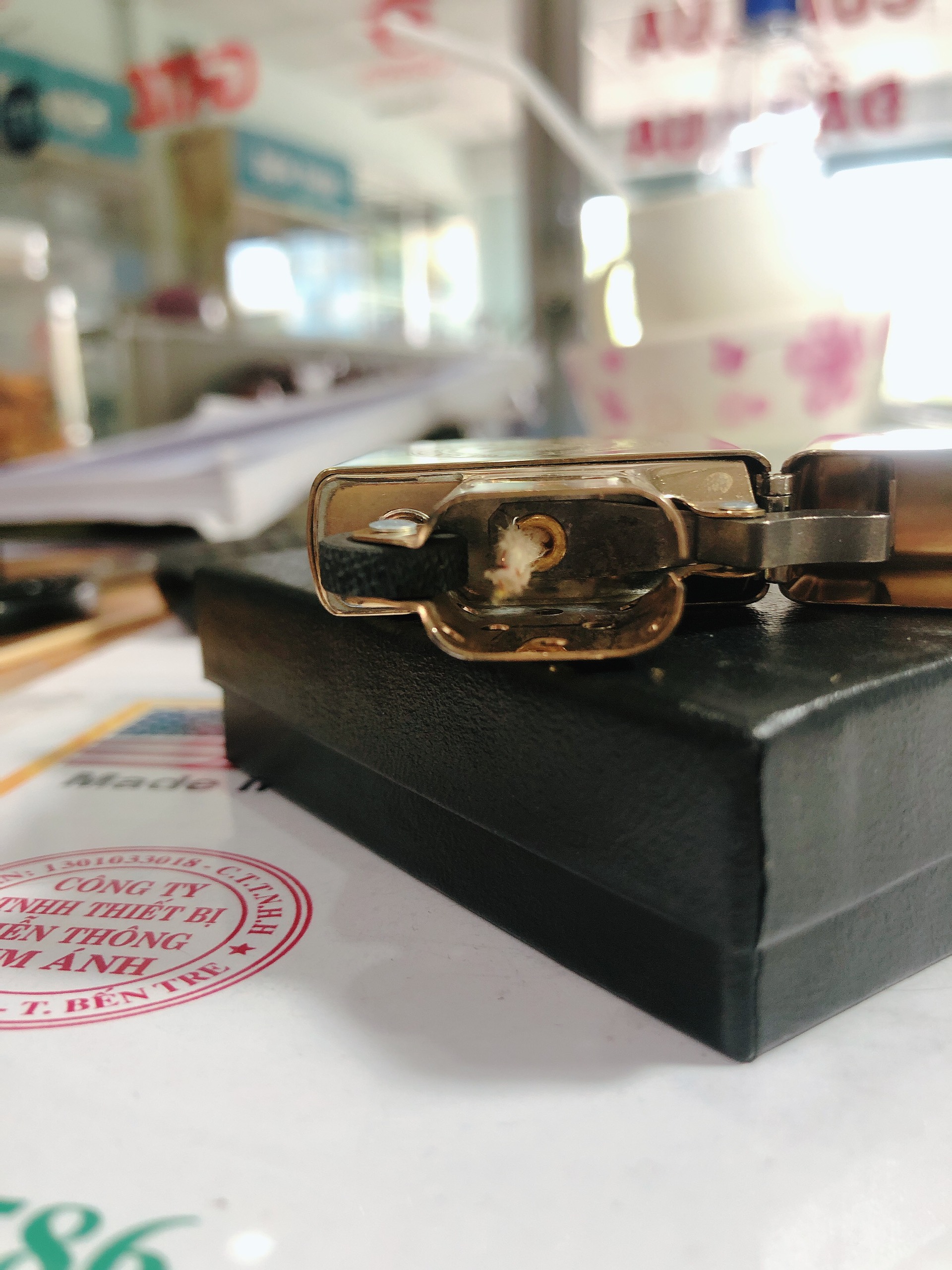 Bật lửa Zippo Mỹ Solid Brass, khắc ăn mòn chủ đề Quân Sự, Hàng chính hãng