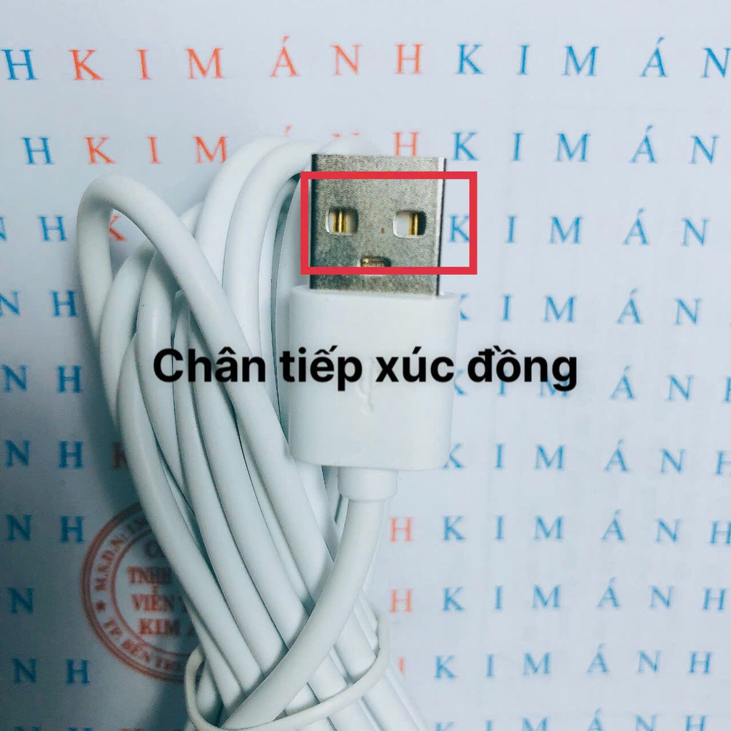 Dây sạc 3 mét dòng điện 2A chân cắm Type C, chân tiếp xúc đồng sạc rất nhanh vào pin, Kim Ánh bảo hành 1 năm