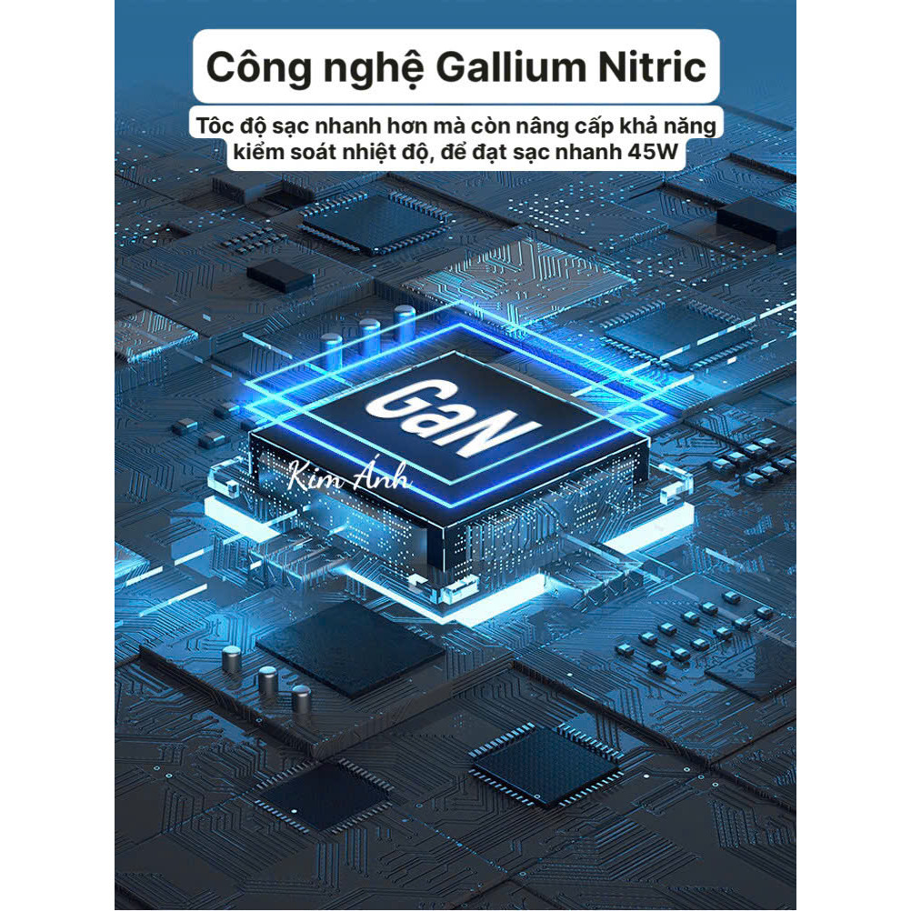 Củ sạc xuất Nhật GaN 30W KFLY ( JHX-AC2052) đạt chứng nhận PSE tiêu chuẩn Nhật Bản, bảo hành chính hãng 12 tháng