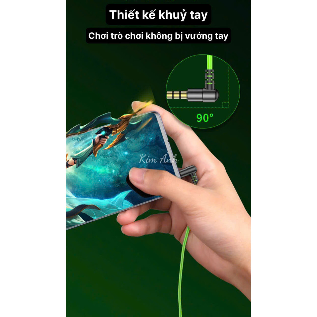 Tai nghe chơi Game Lip-Top Q20 chân Type C, check QR tra nguồn gốc, có Micro và nút chỉnh âm lượng, Hàng chính hãng