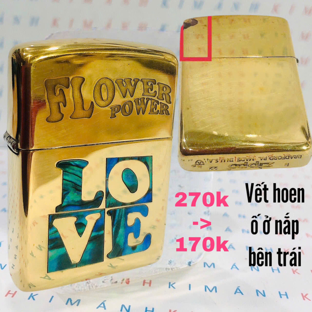 Thanh lý vỏ thay thế cho Zippo, hàng bị trầy xước, hoen ố, shop bán rẻ cho khách trải nghiệm