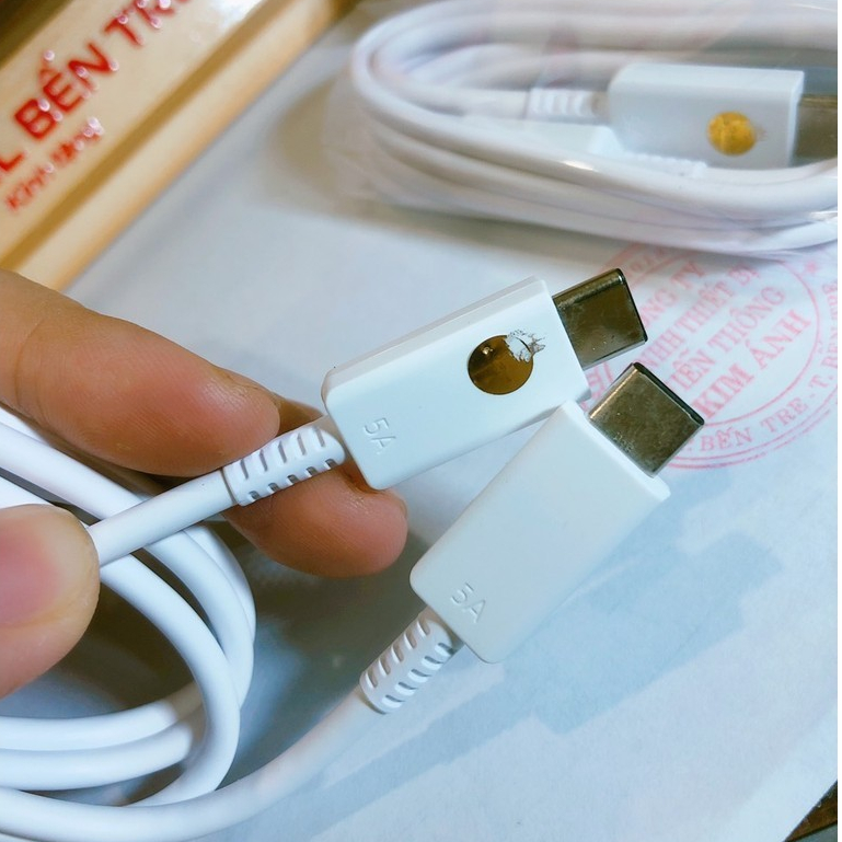 Dây sạc siêu nhanh dùng cho các dòng máy chân Type C ra Type C, 5A công suất 100W, chính hãng nhà máy Bắc Ninh Việt Nam