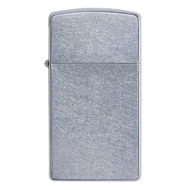 Bật lửa, hộp quẹt Zippo Slim Street chrome mã 1607, cam kết hàng chính hãng có giấy nhập khẩu gửi kèm theo đơn hàng
