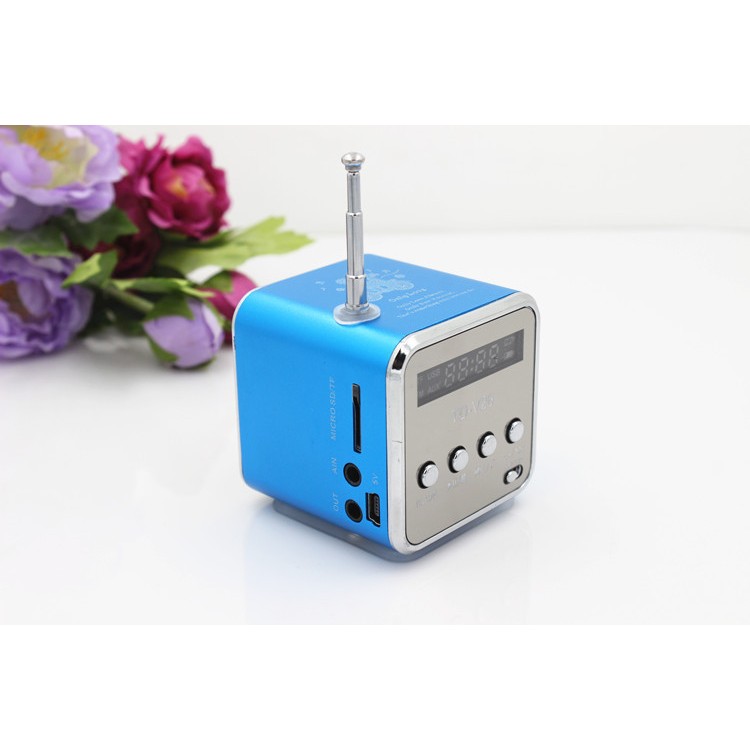 Loa bluetooth mini TD-V26, nhỏ gọn trong lòng bàn tay, chất liệu nhôm cao cấp, giá vừa túi tiền cho nhân viên, công nhân