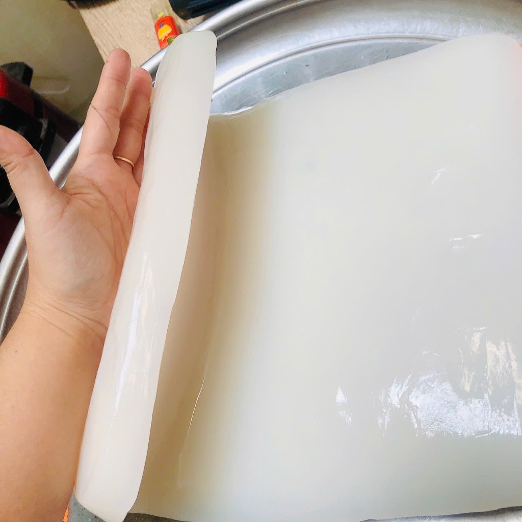 Thạch dừa thô nguyên tấm Size tiêu chuẩn 33x25, dầy 2.5-3 cm dùng nấu chè, trà sữa, nấu thạch dừa cho bé ăn