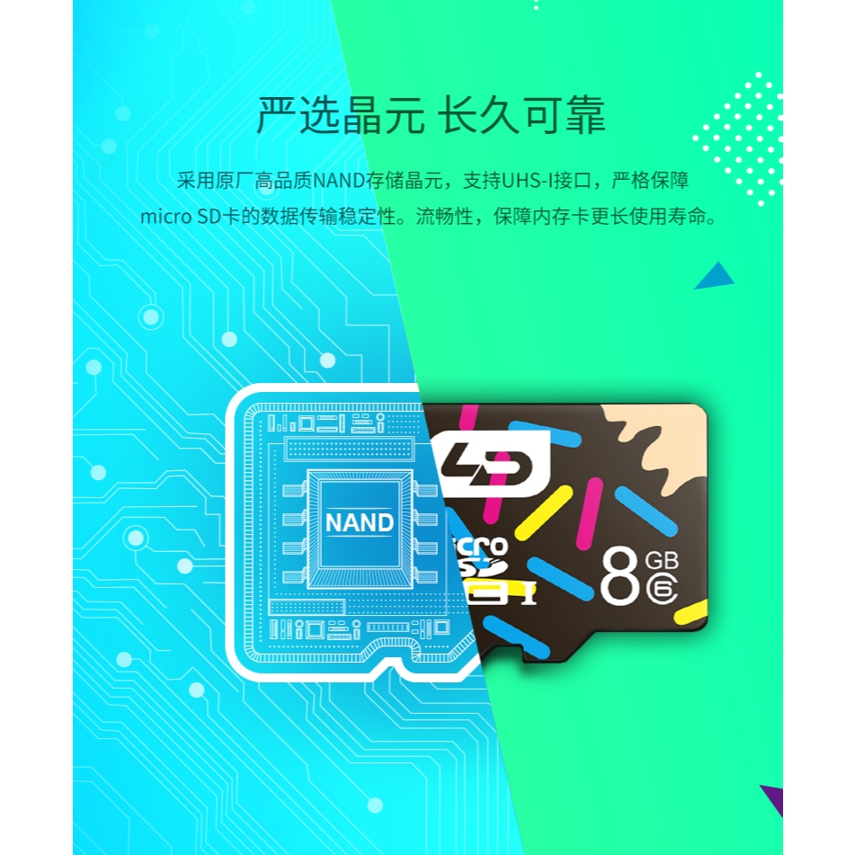 Thẻ Nhớ LD 8GB C6 Chính Hãng 100% – Hàng Công Ty Phân Phối, Nói Không Với Dung Lượng Ảo