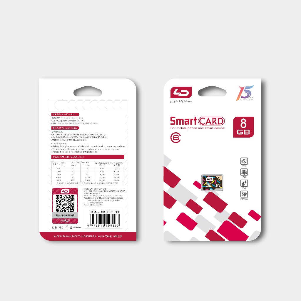 Thẻ Nhớ LD 8GB C6 Chính Hãng 100% – Hàng Công Ty Phân Phối, Nói Không Với Dung Lượng Ảo