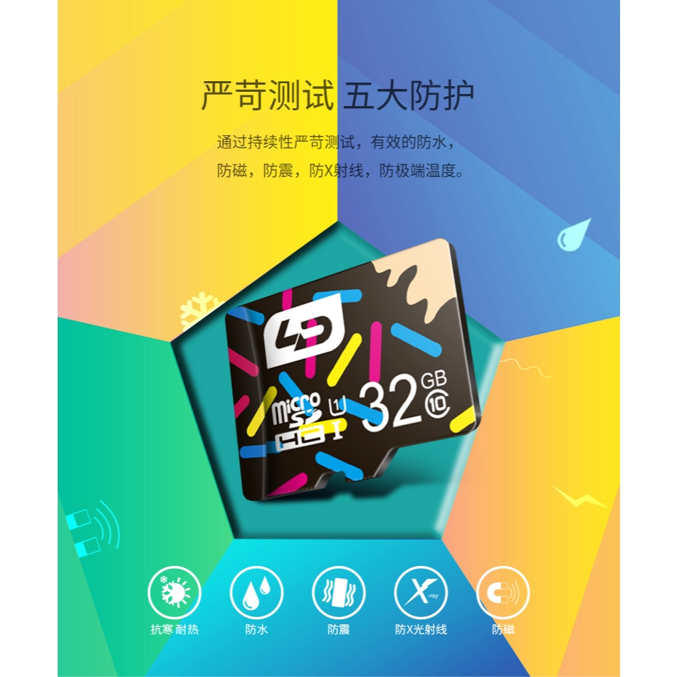 Thẻ Nhớ MicroSD LD 32GB Class 10 Chính Hãng – Tốc Độ Cao 80MB/s, Chuyên Dụng Cho Camera & Điện Thoại
