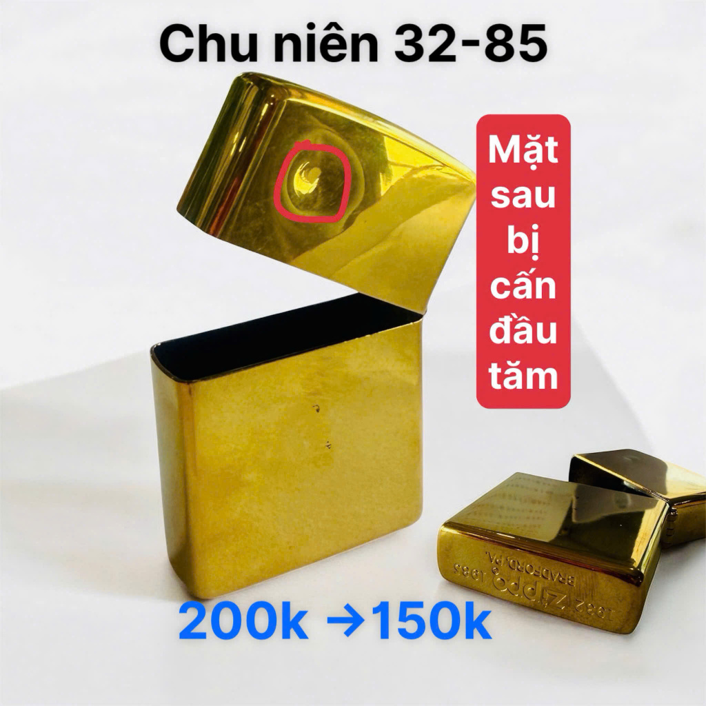 Thanh lý vỏ thay thế cho Zippo, hàng bị trầy xước, hoen ố, shop bán rẻ cho khách trải nghiệm
