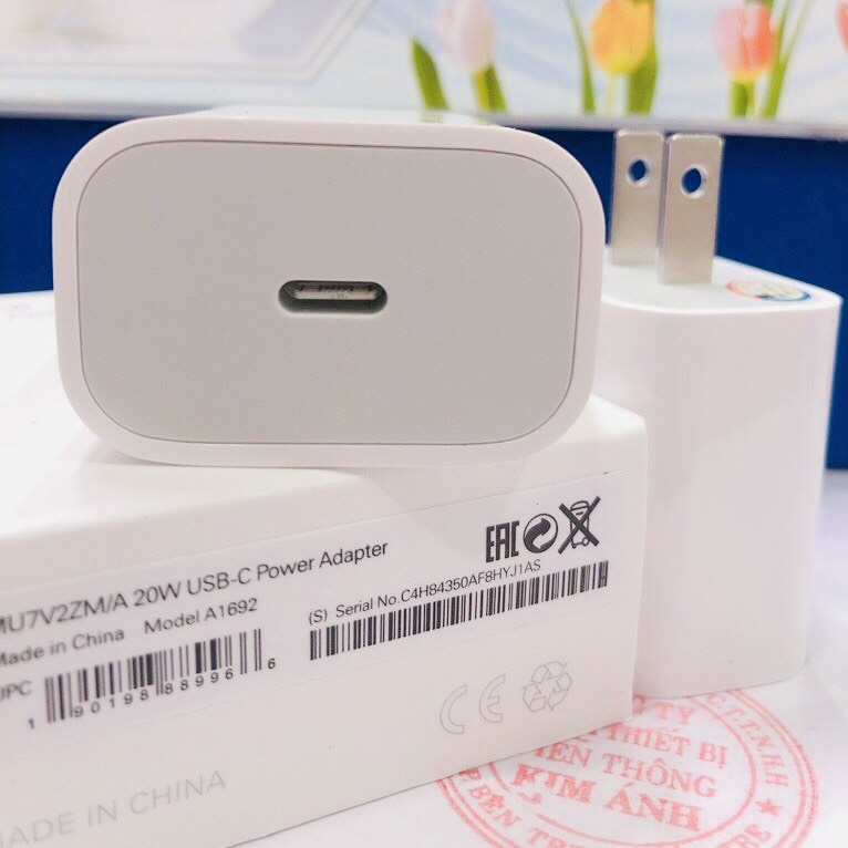 Củ sạc nhanh Hammer S13 PD 20W , đạt tiêu chuẩn chất lượng Nhật PSE, check Qr kiểm tra chính hãng, bảo hành 1 năm