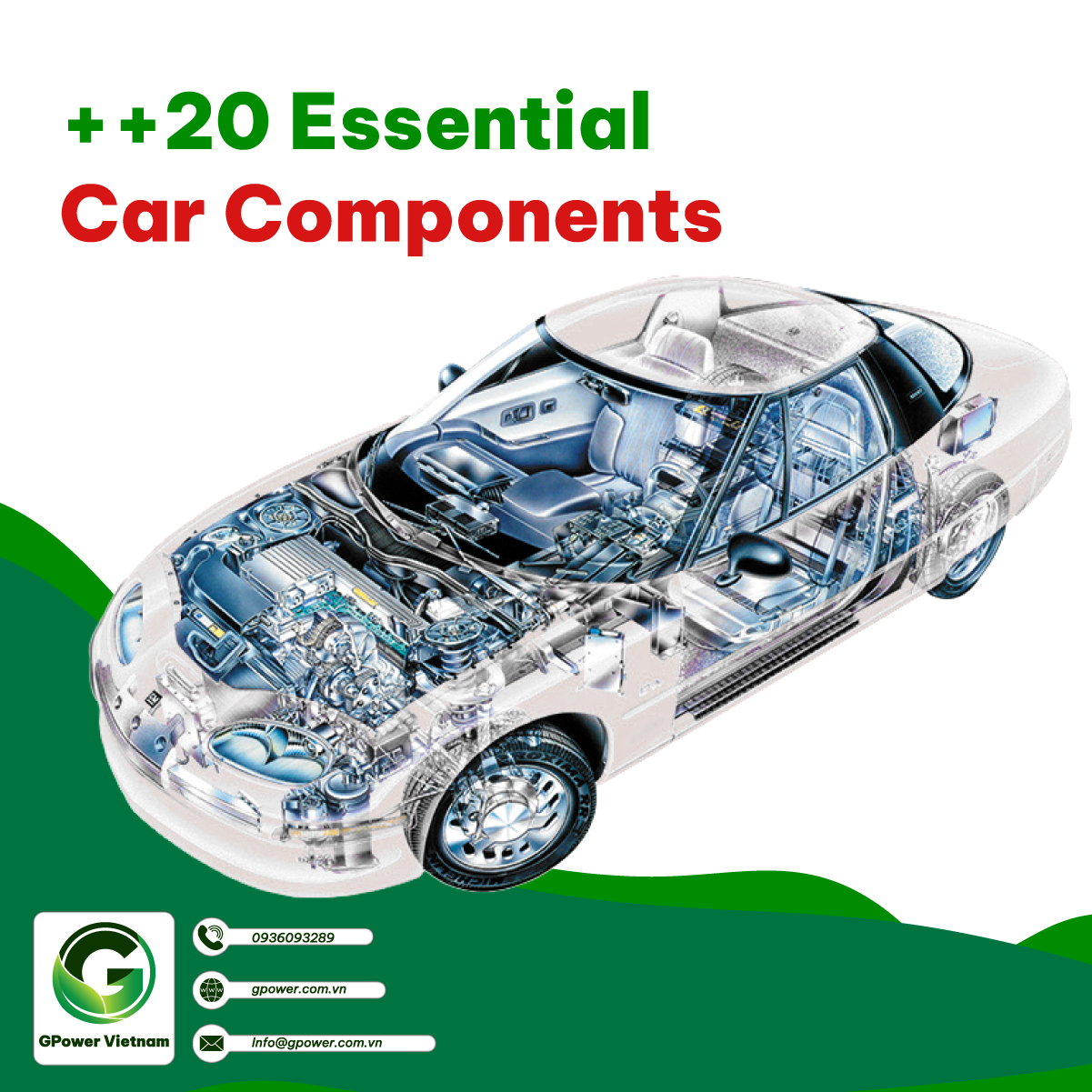 ++20 Essential Car Components