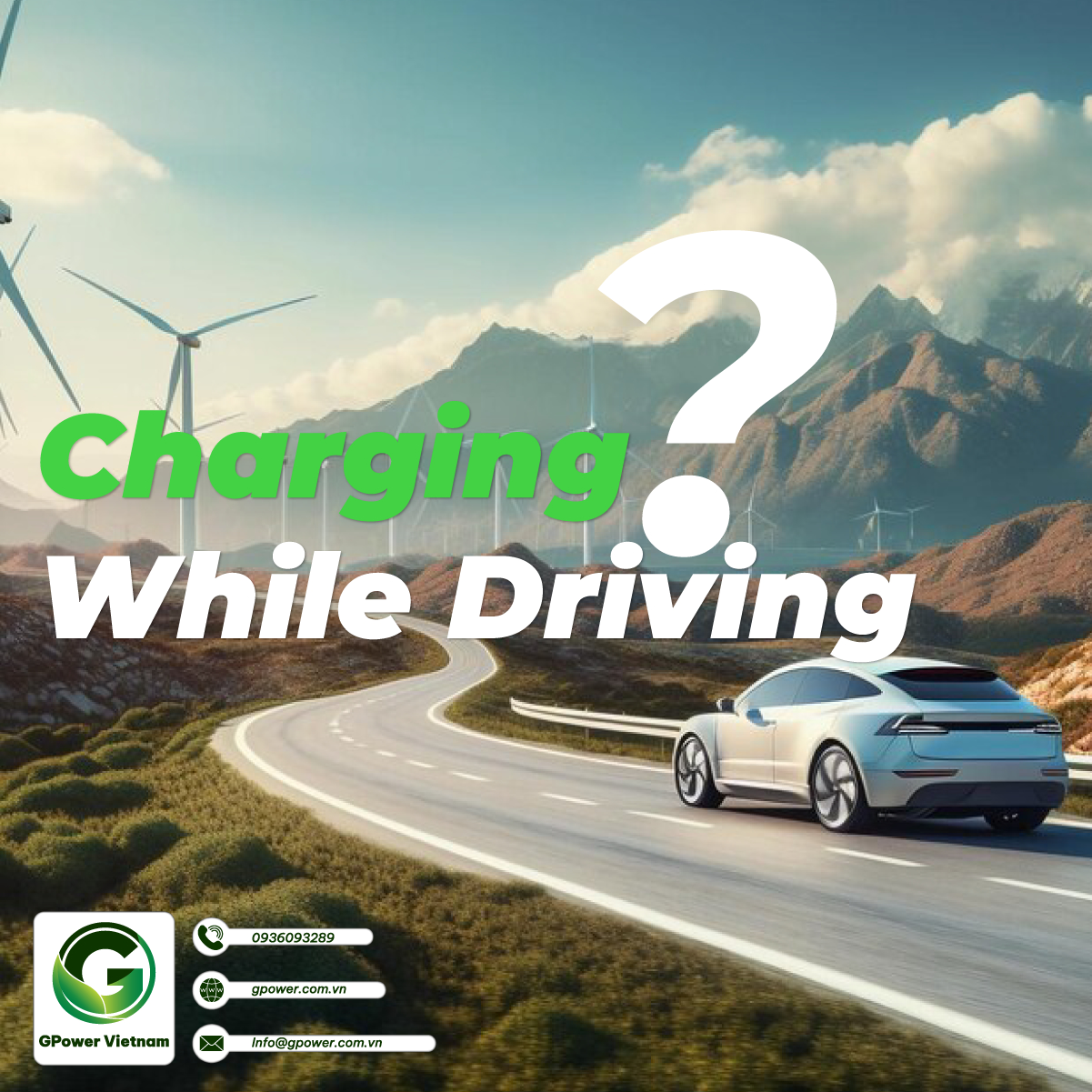 Testing Electric Car Charging Stations Installation While Driving