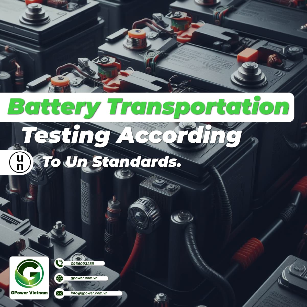 The UN standards ensure the safety and quality of goods