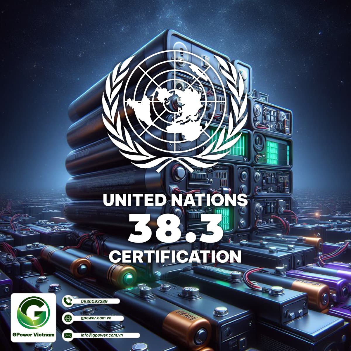 UN 38.3 is a standard for Lithium batteries