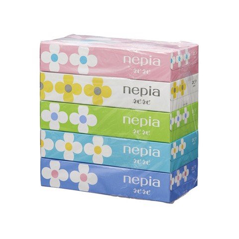 Set 5 hộp giấy ăn Nepia 150 tờ x 5 hộp