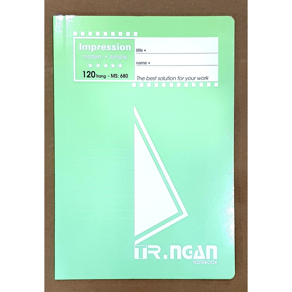 Sổ keo gáy A4 kẻ ngang 120 trang - TN680