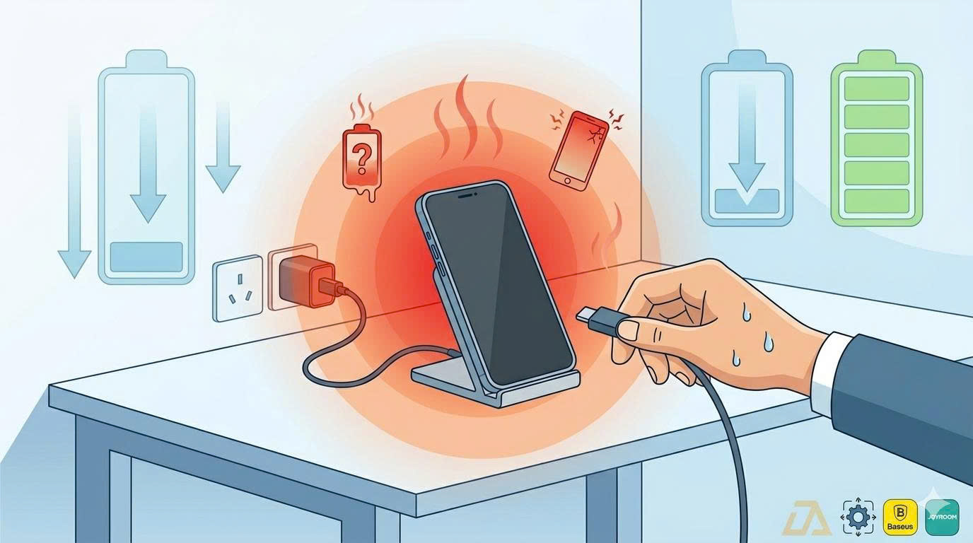 Sạc nhanh có nóng không? Giải đáp từ Nhà phân phối DGA