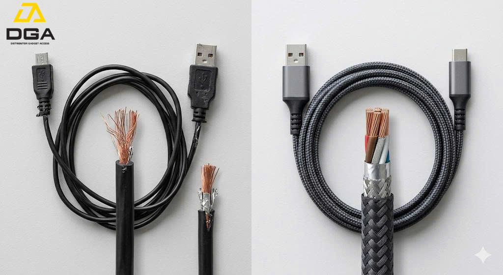 Cáp Sạc Giá Rẻ 20k vs Cáp Sạc Chính Hãng: Sự Khác Biệt Nằm Ở Đâu?