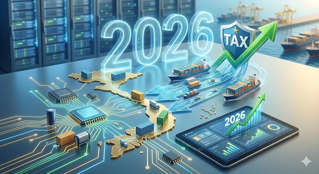 Cập Nhật Chính Sách Thuế TMĐT Và Quy Định Nhập Khẩu Linh Kiện Điện Tử Năm 2026