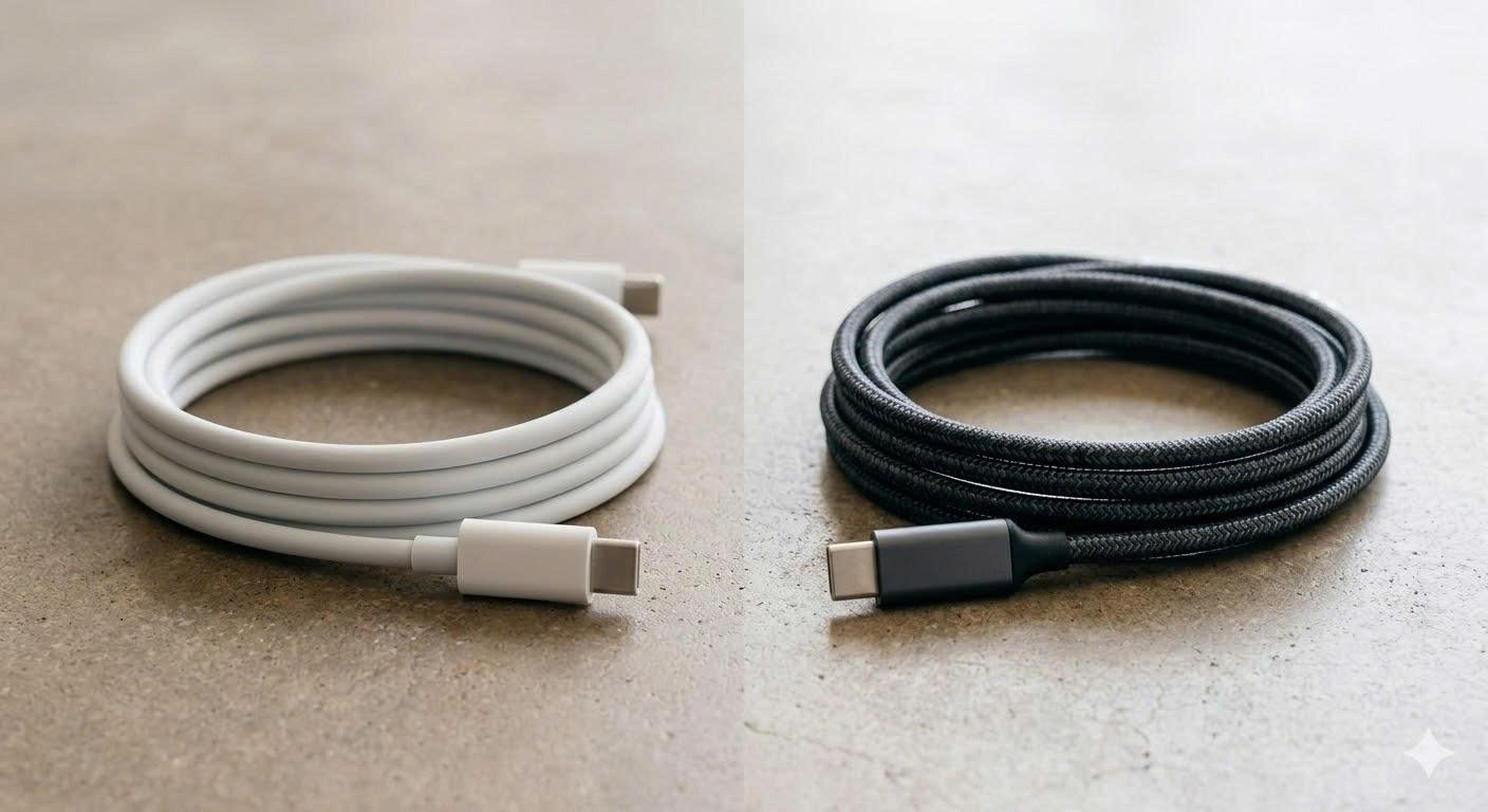 Cáp Sạc Silicon Và Cáp Bọc Dù: Lựa Chọn Nào 