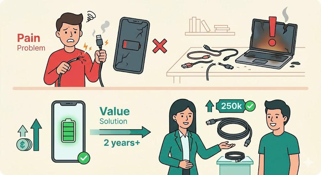 Tại Sao Khách Sẵn Sàng Chi Thêm 200k Cho Một Sợi Cáp Nếu Bạn Tư Vấn Đúng 