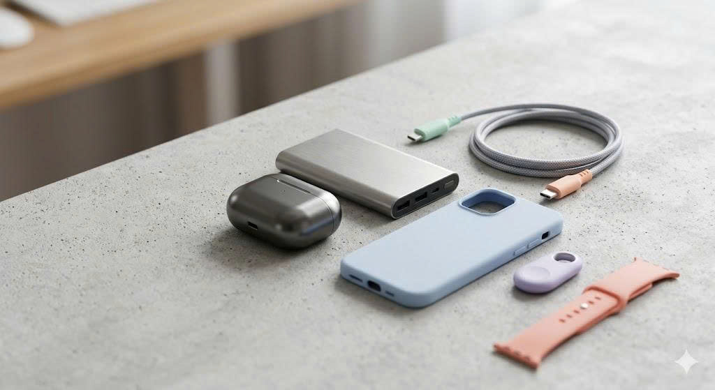 Xu Hướng Màu Sắc Công Nghệ 2026: Tại Sao Phụ Kiện Màu Titanium Và Pastel Lên Ngôi?