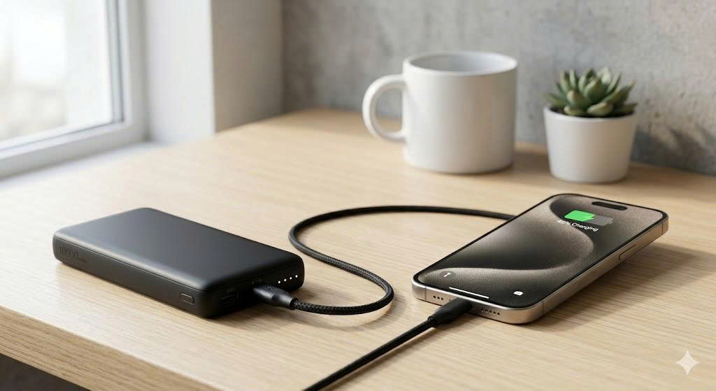 Sạc dự phòng 10.000mAh sạc được mấy lần iPhone 15 Pro Max? Sự thật về hiệu suất thực tế