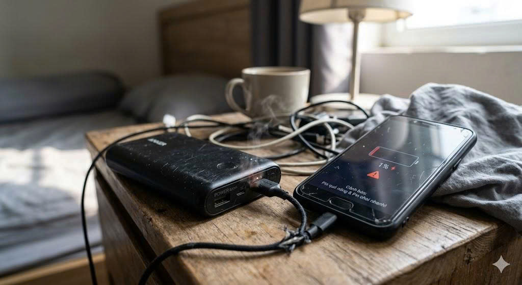 5 Sai Lầm Khi Sử Dụng Sạc Dự Phòng Gây Chai Pin Nhanh Chóng Và Cách Bảo Quản Hiệu Quả