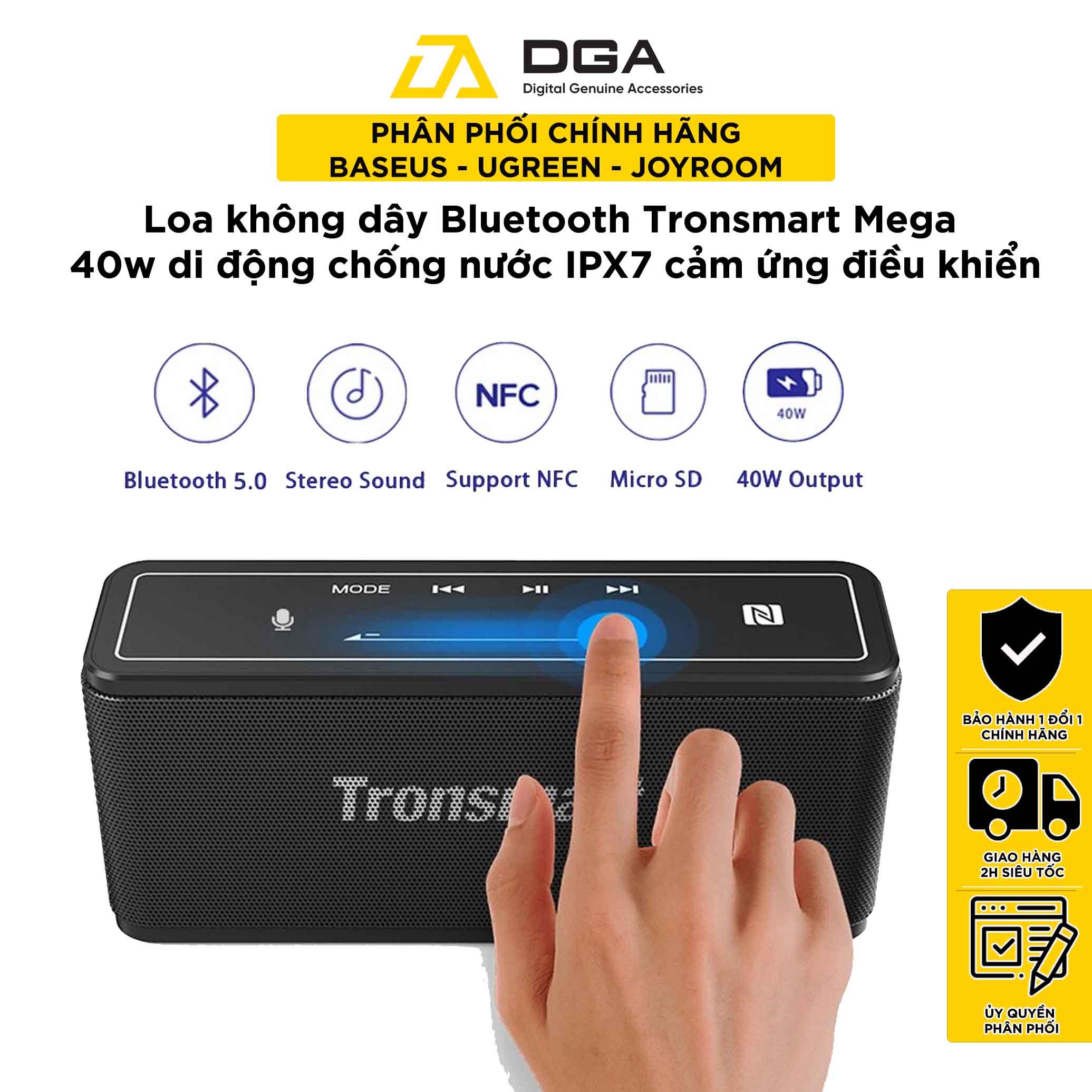 Wireless Speaker Tronsmart Element Mega 40w Tronsmart Mega Pro