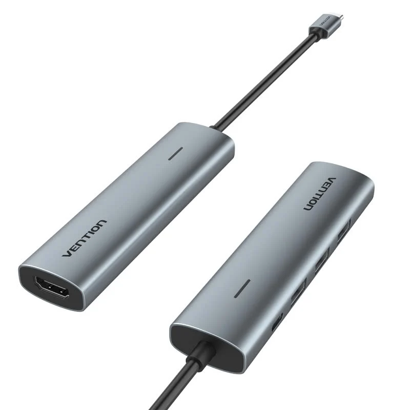 Hubmo HUB Mở Rộng Đa Năng 5-in-1 VENTION TGG (Type C to 1*HDMI 4K@30Hz, 3 ...