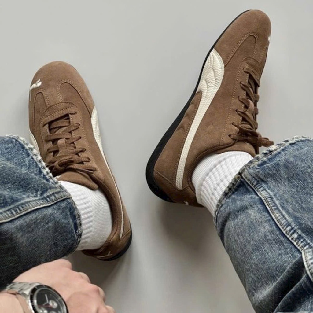 puma speedcat nâu bò