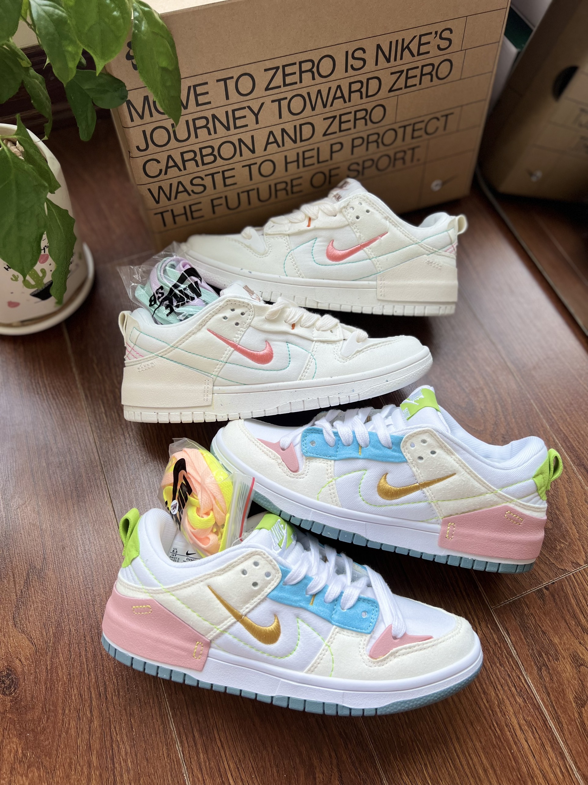 NIKE DUNK XANH HỒNG