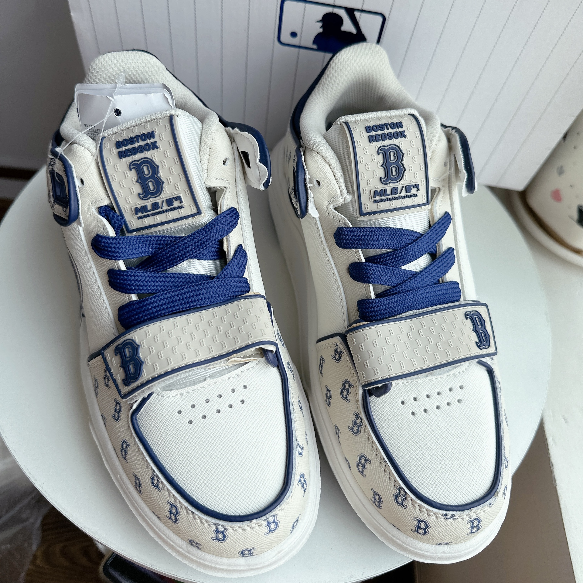 mlb liner quai dán kem xanh