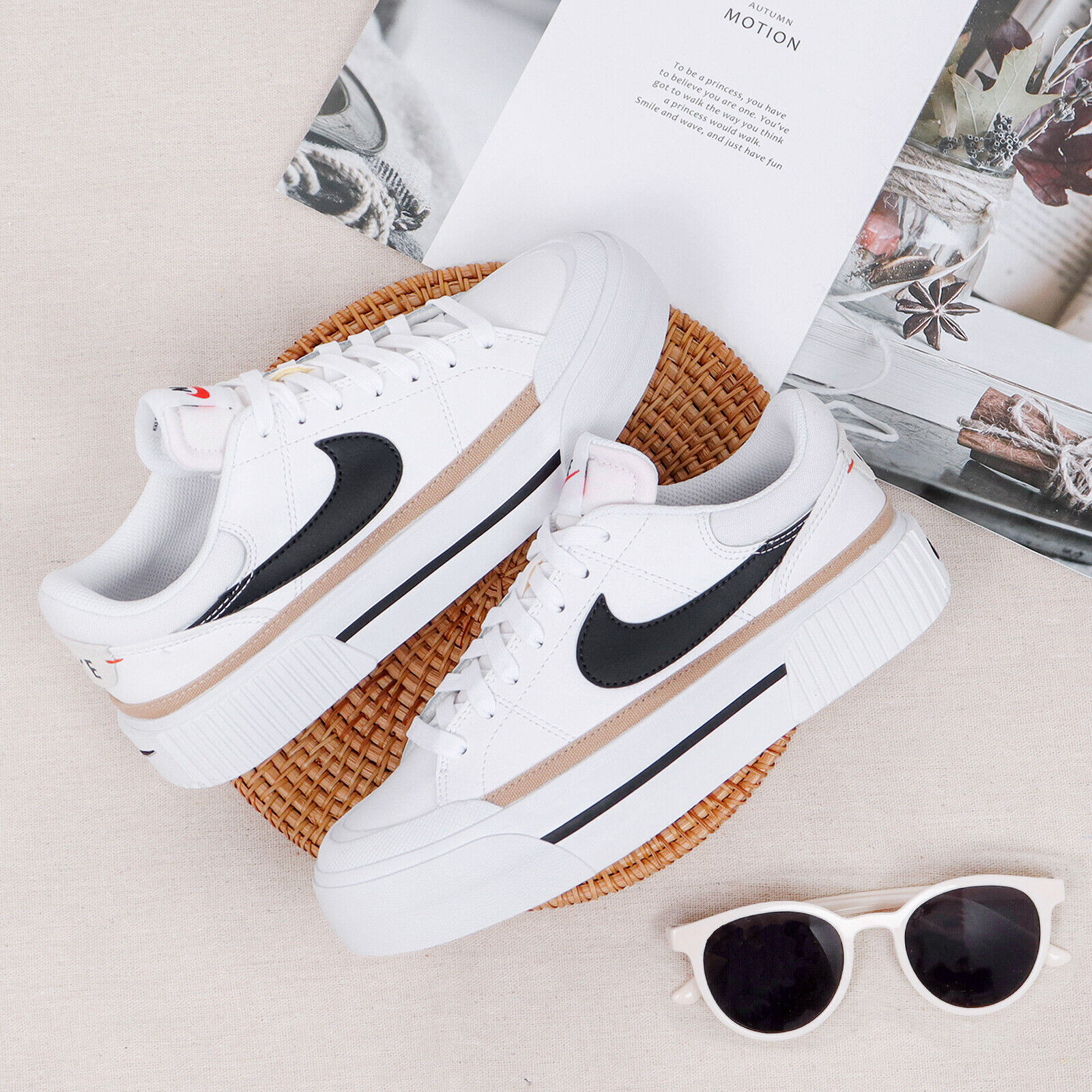 NIKE LEGACY TRẮNG ĐẾ CAO
