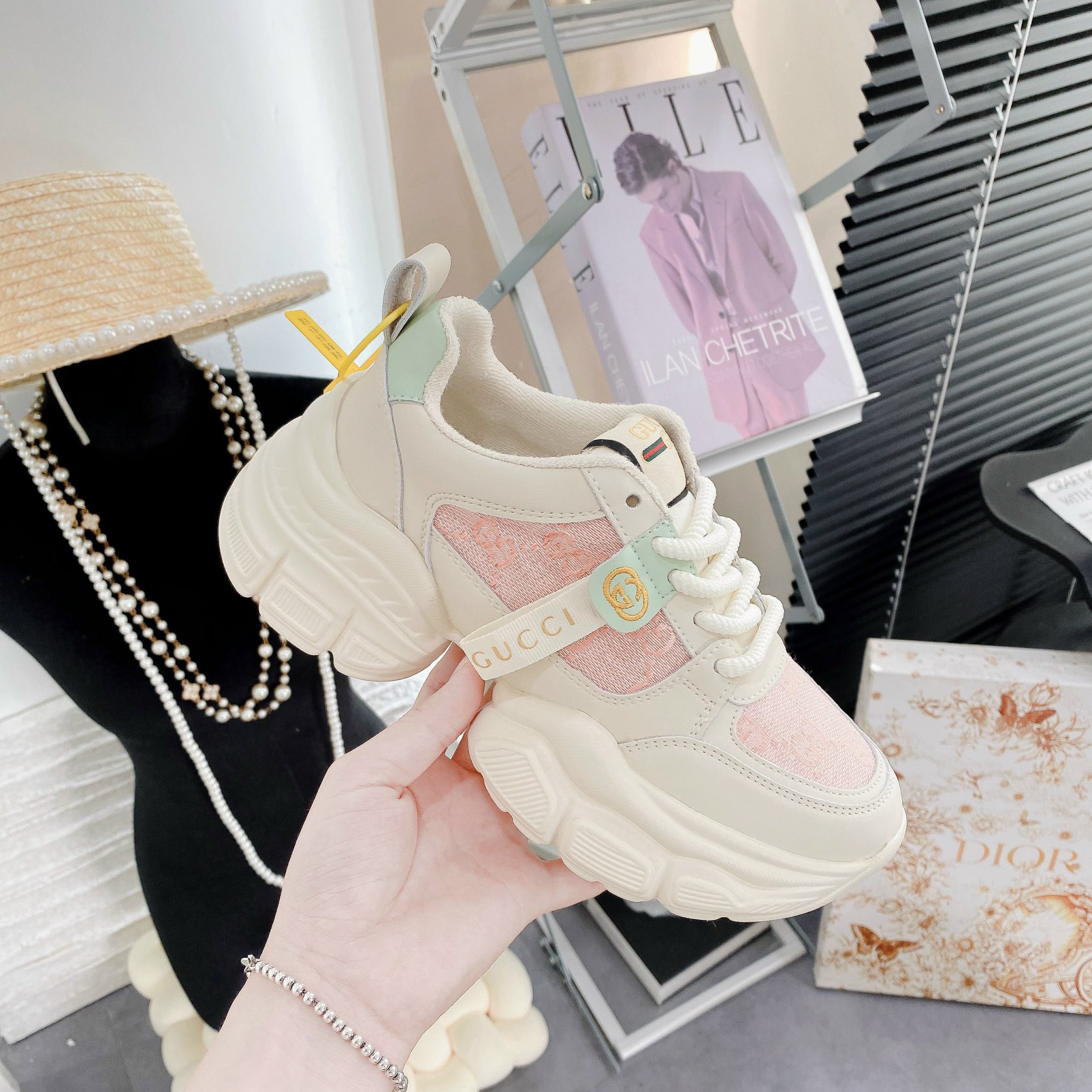 gucci hồng cam mới
