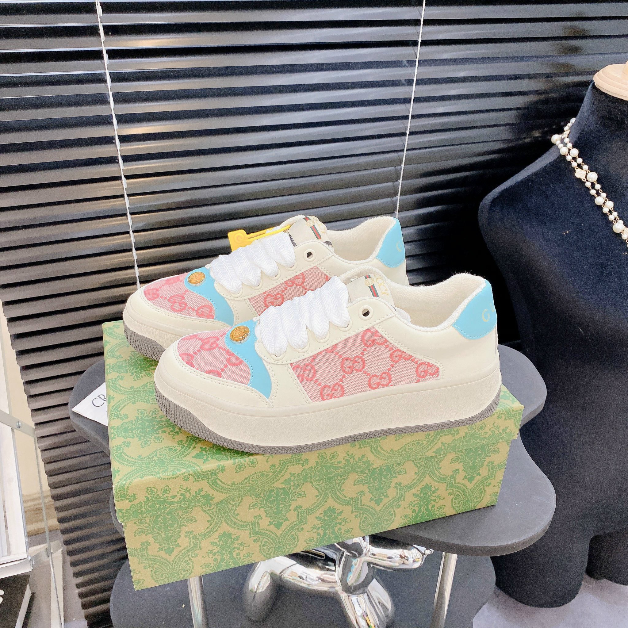 gucci xanh hồng đế cao