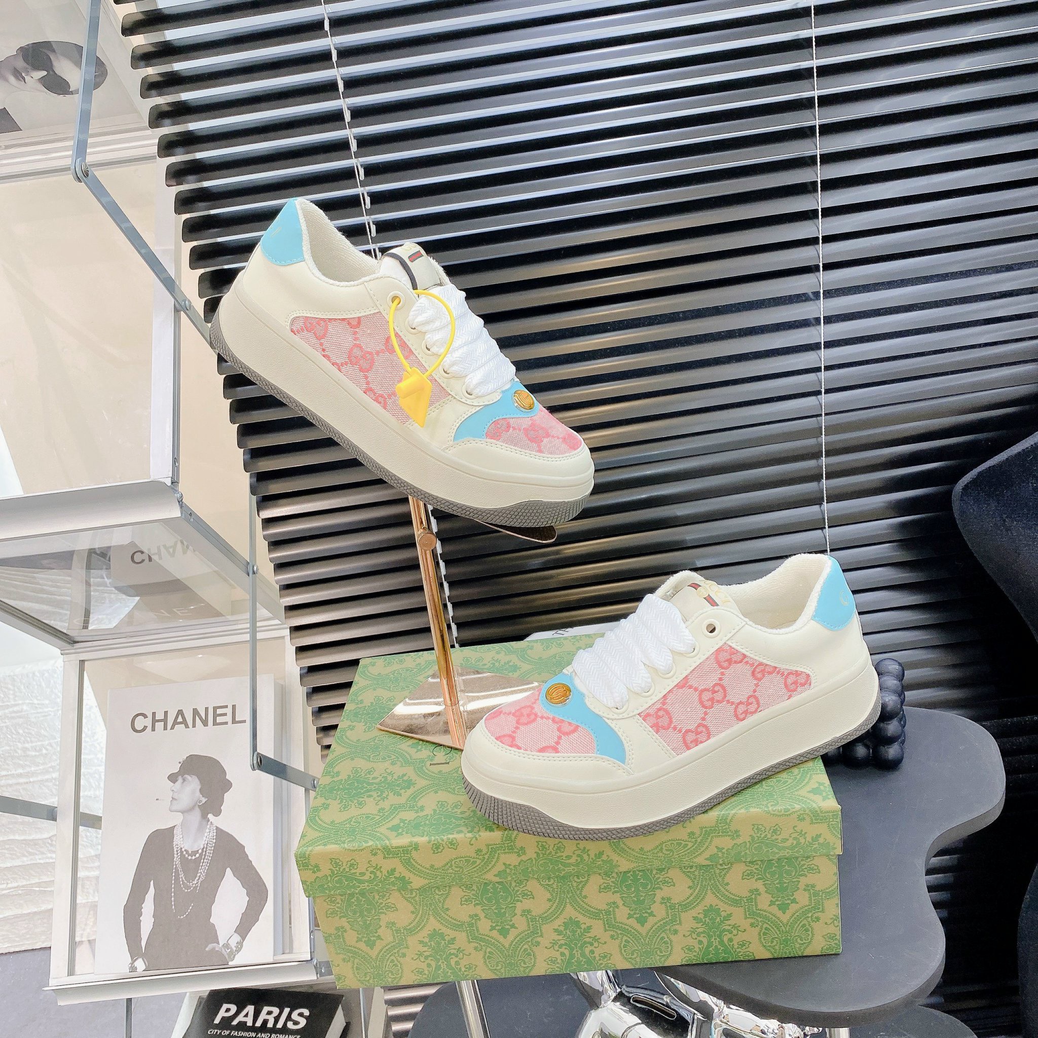 gucci xanh hồng đế cao