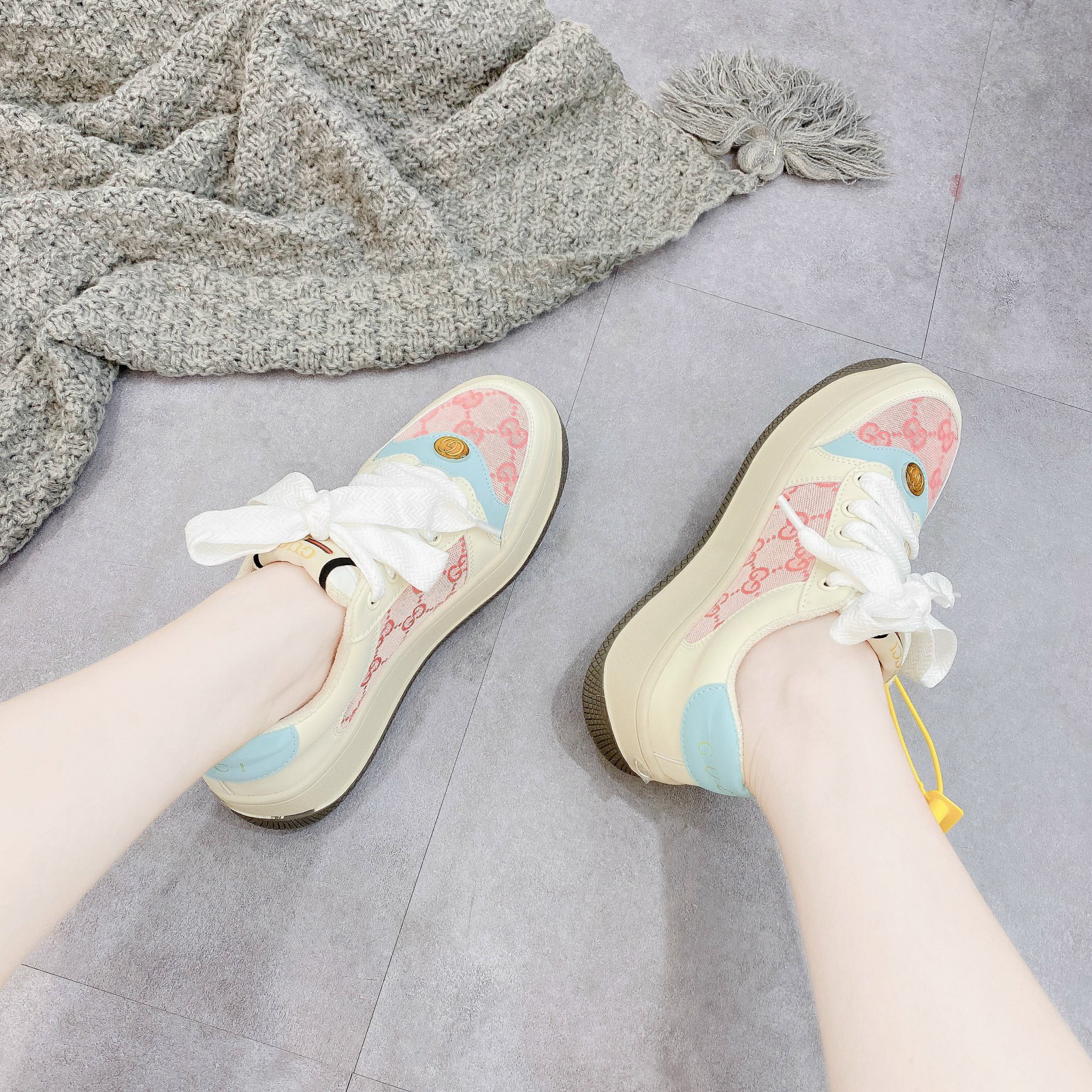 gucci xanh hồng đế cao