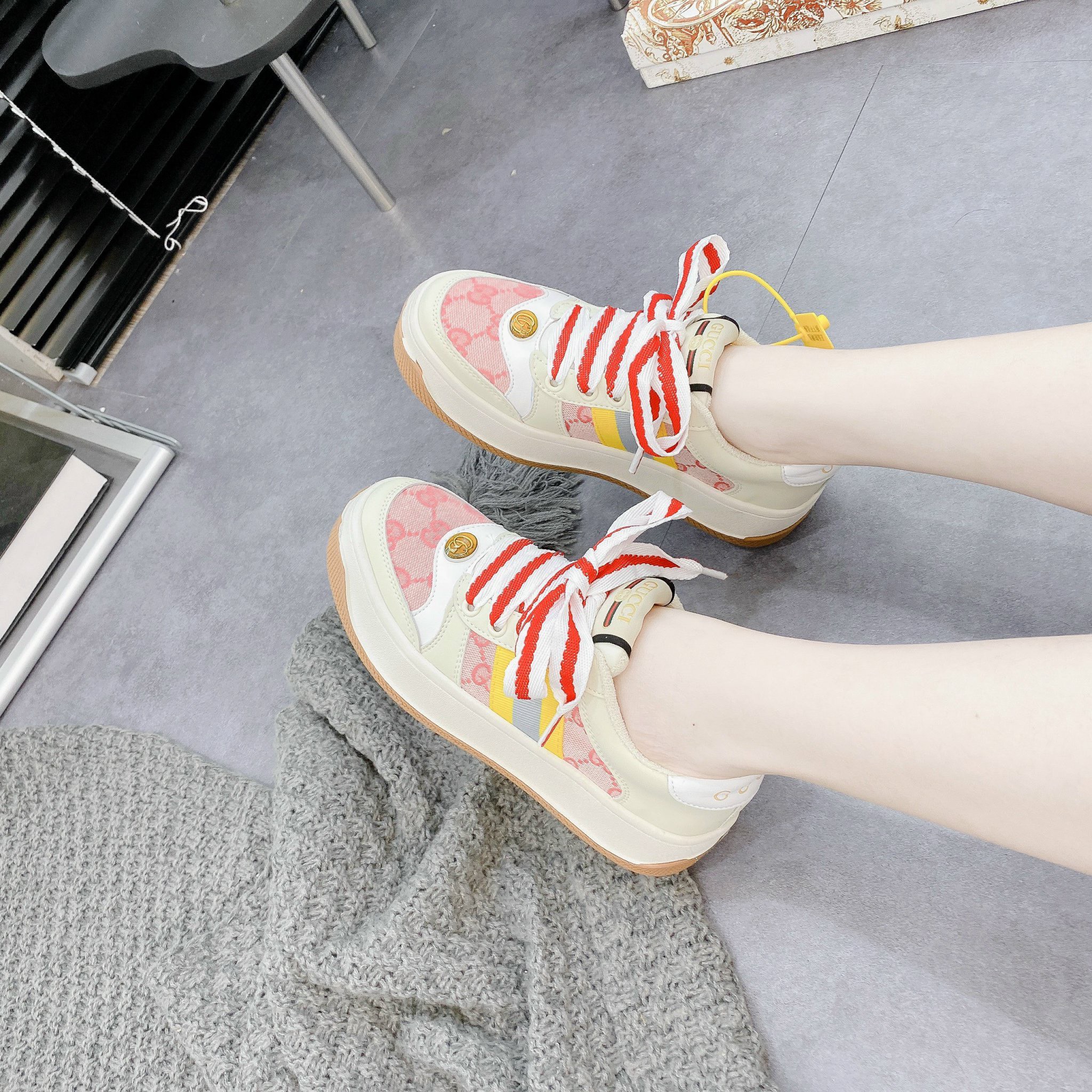 gucci vàng hồng đế cao