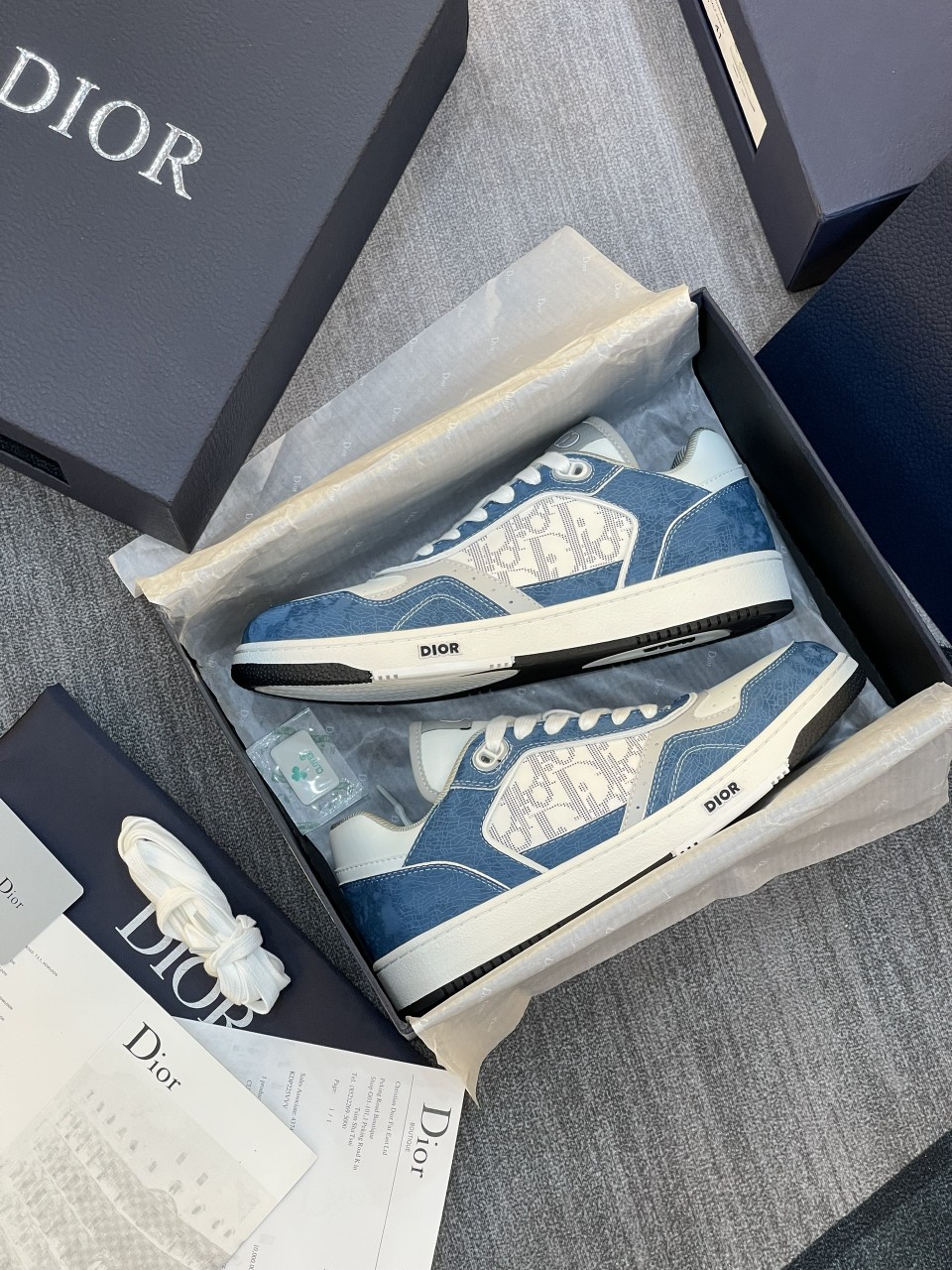 DIOR B27 XANH BÒ