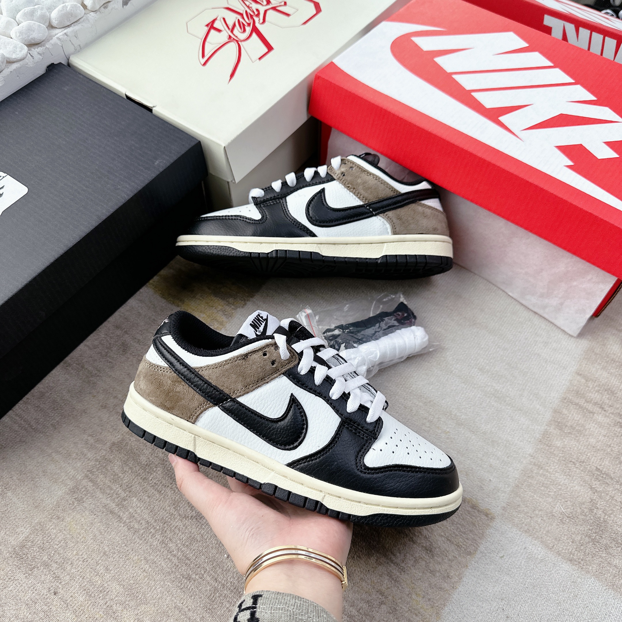 nike sb đen nâu (mocha)
