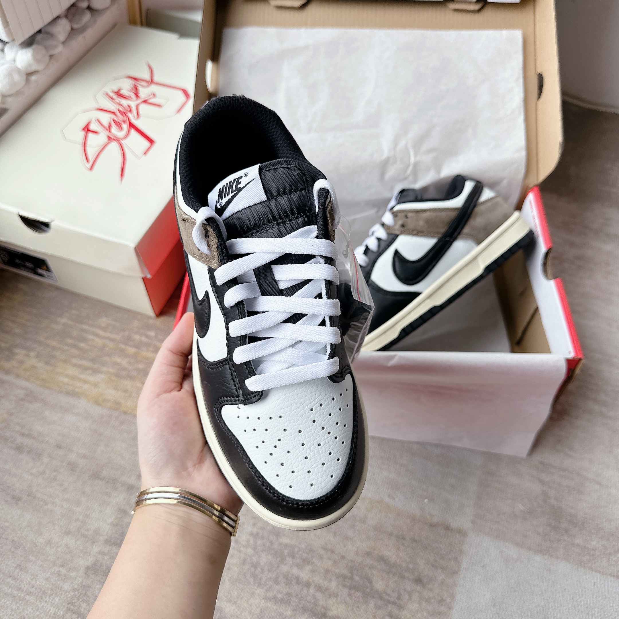 nike sb đen nâu (mocha)
