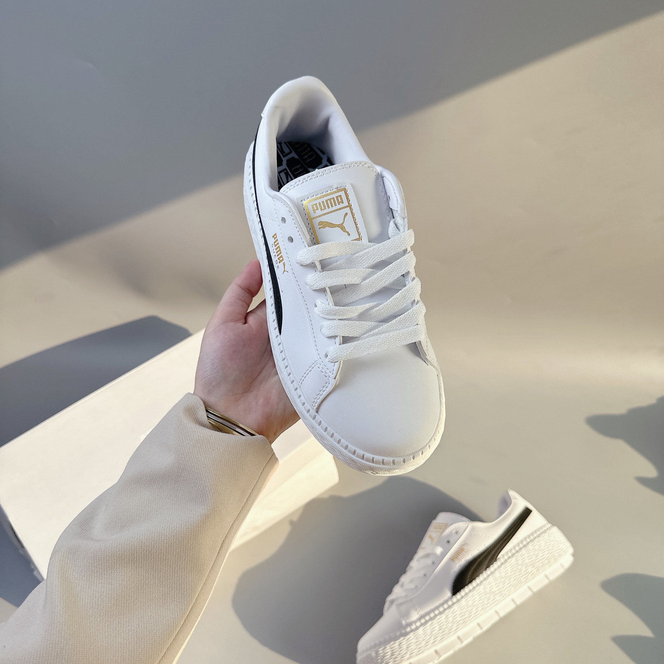 puma suede đế cao