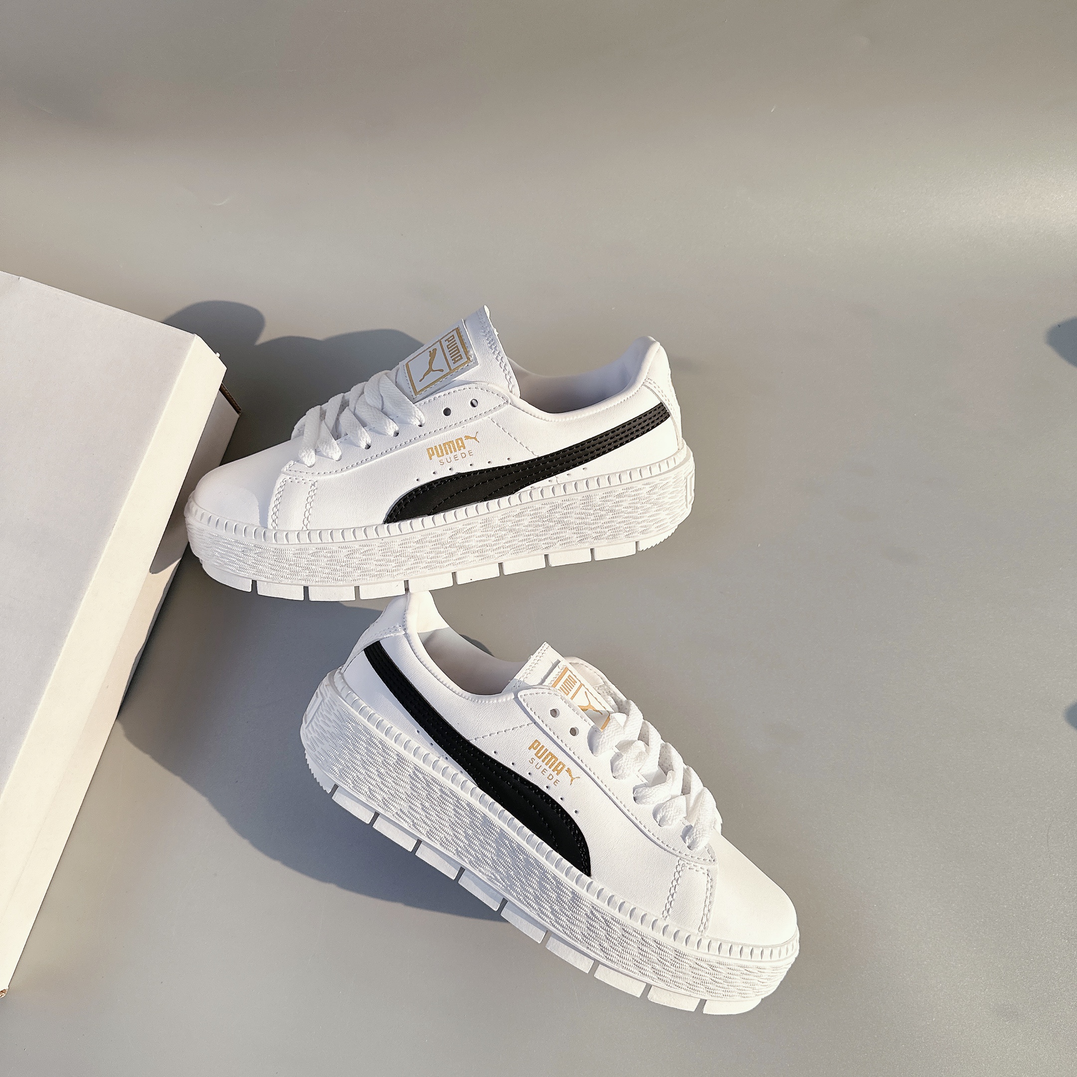 puma suede đế cao