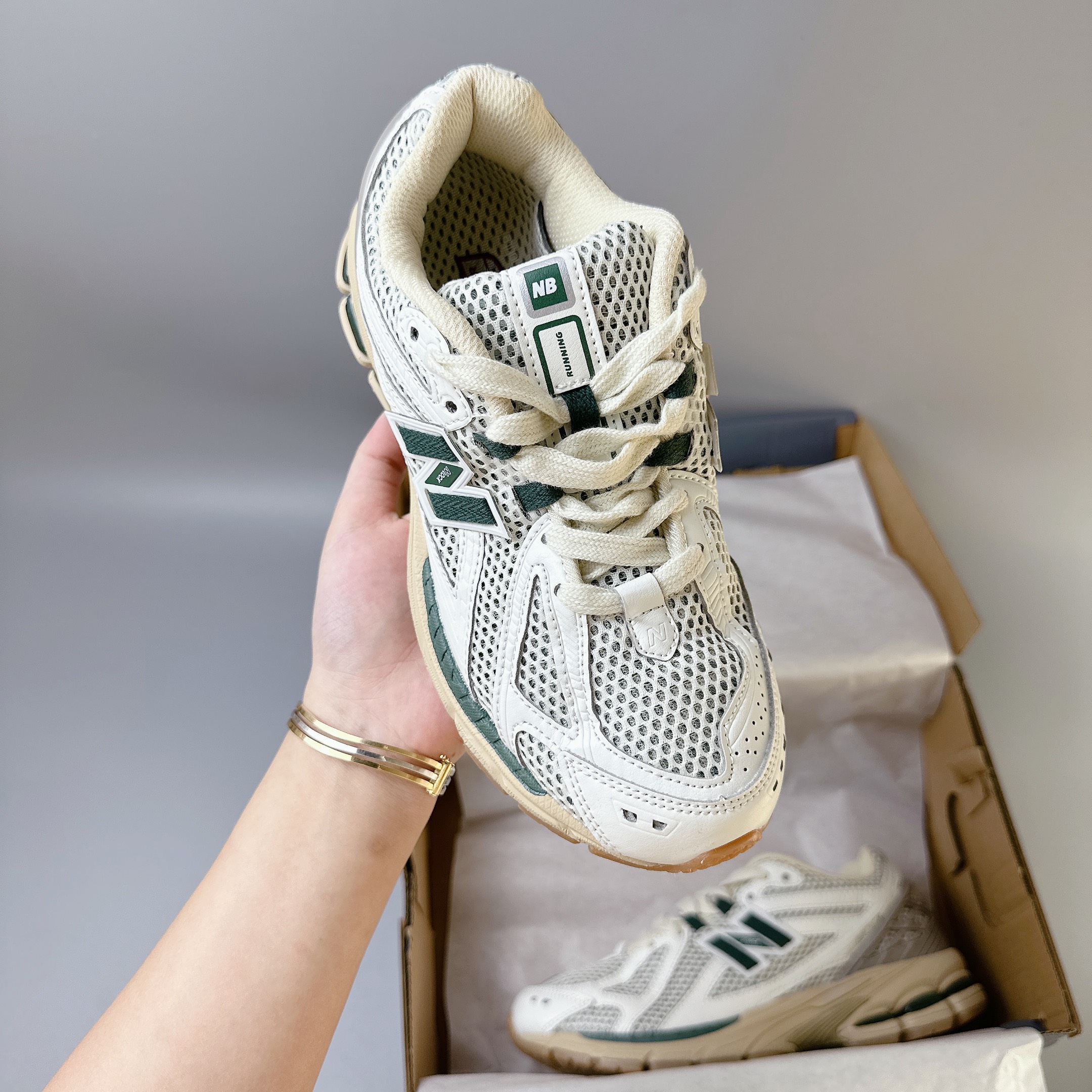 NB1906R trắng xanh
