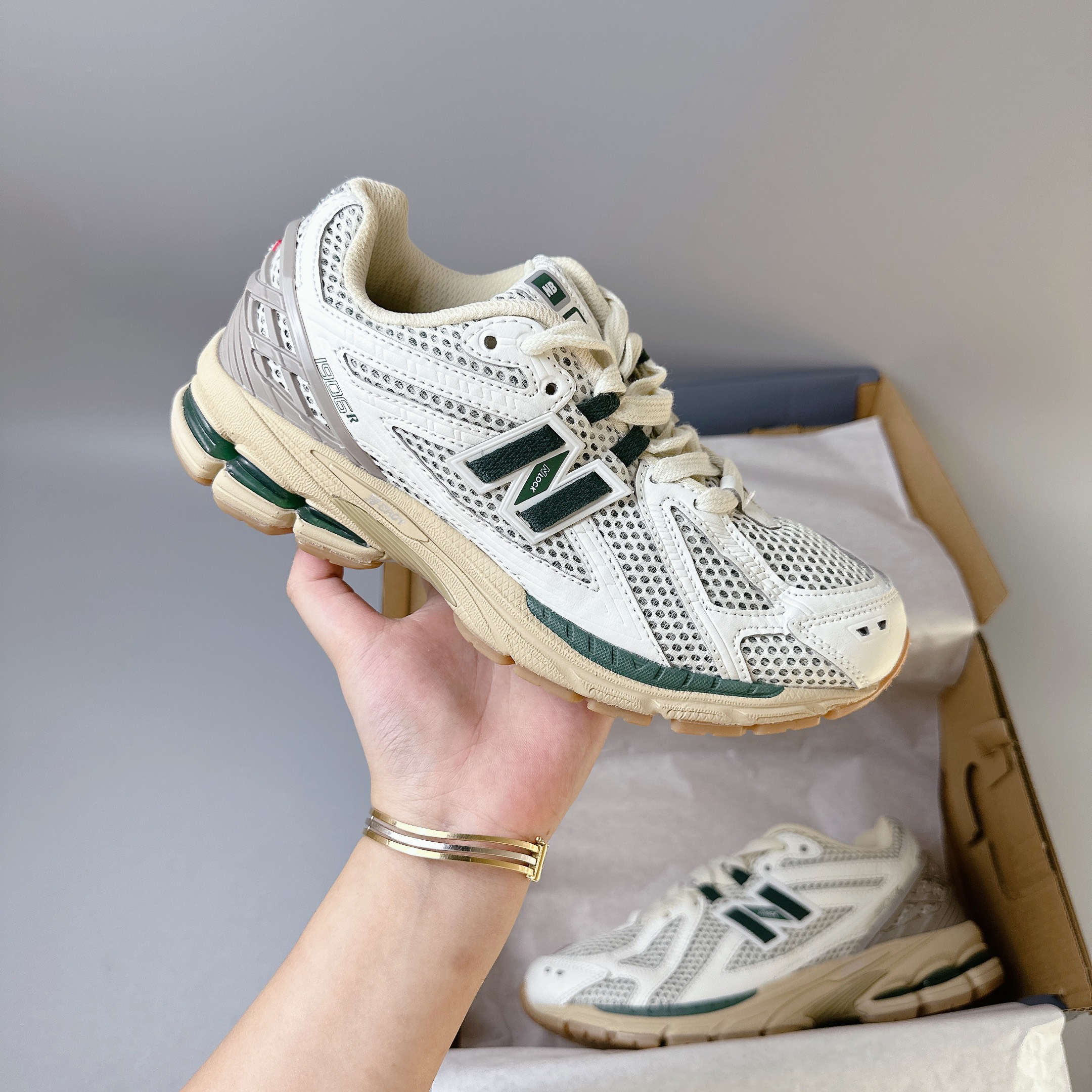 NB1906R trắng xanh